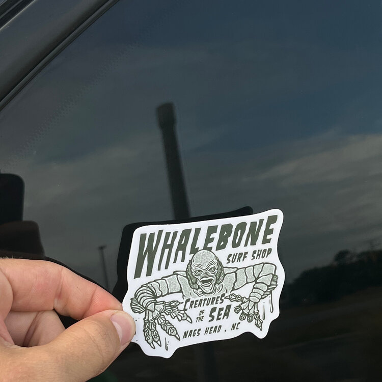 WHALEBONE LOGO BHD CREATURES OF THE SEA STICKER