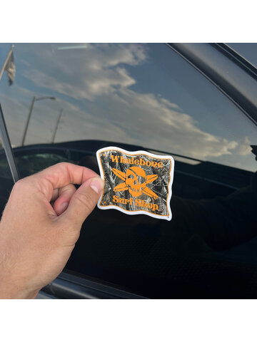 WHALEBONE LOGO Realtree Camo Logo Sticker