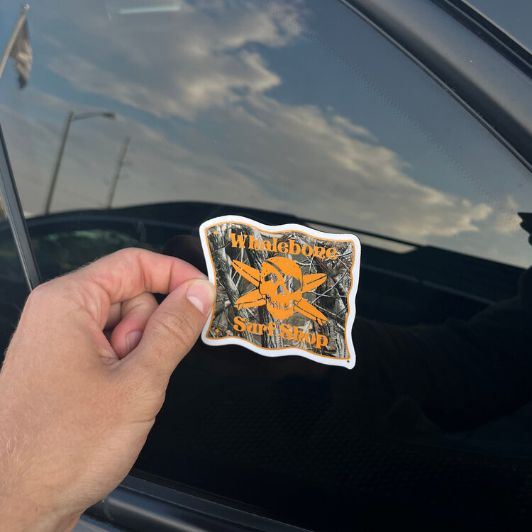 WHALEBONE LOGO REALTREE CAMO LOGO STICKER
