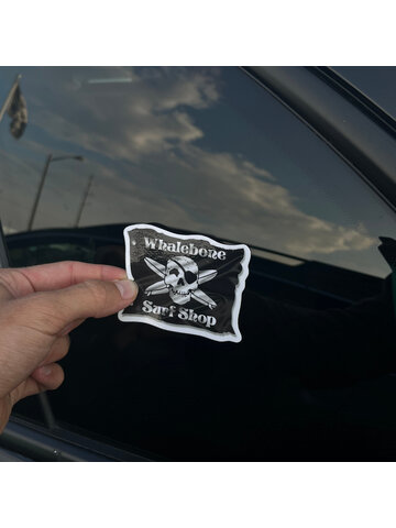 WHALEBONE LOGO Shadow Skull Logo Sticker