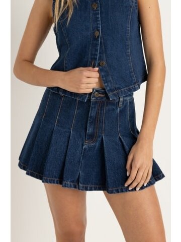 RHYTHM Remi Pleated Skirt