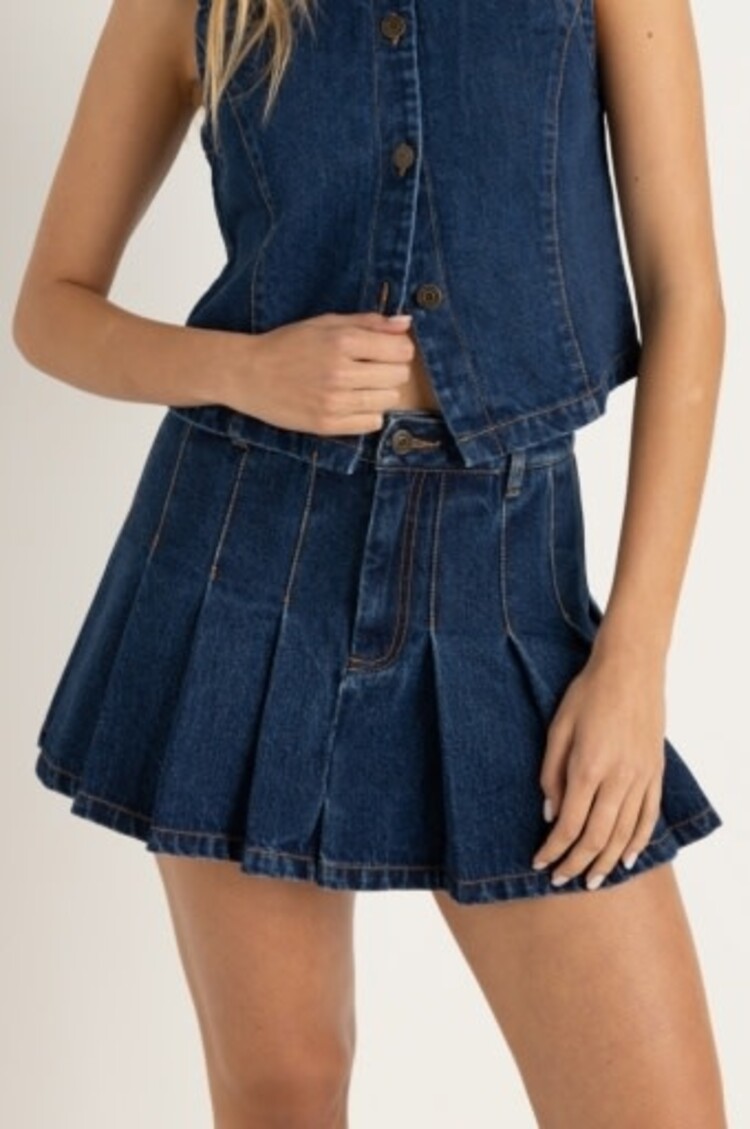 RHYTHM REMI PLEATED SKIRT