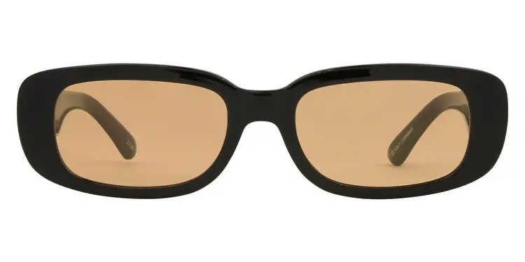 CARVE EYEWEAR  STATUS - GLOSS BLACK WITH PEACH TINT LENS