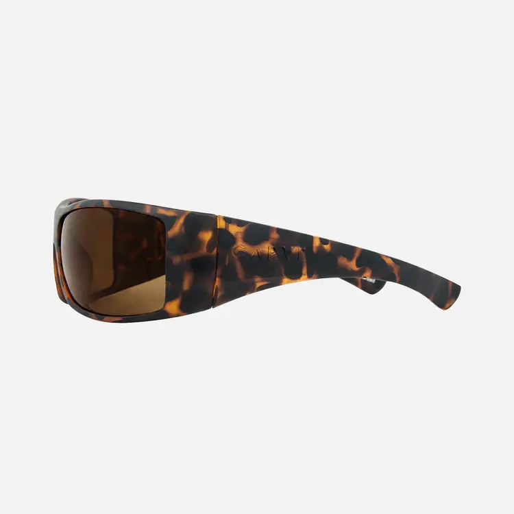 CARVE EYEWEAR WOLFPAK FLOATING MATTE TORTE FRAME BROWN INJECTED POLARIZED LENS