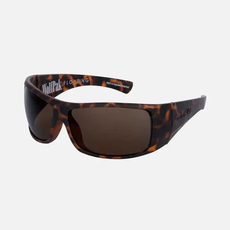 CARVE EYEWEAR WOLFPAK FLOATING MATTE TORTE FRAME BROWN INJECTED POLARIZED LENS