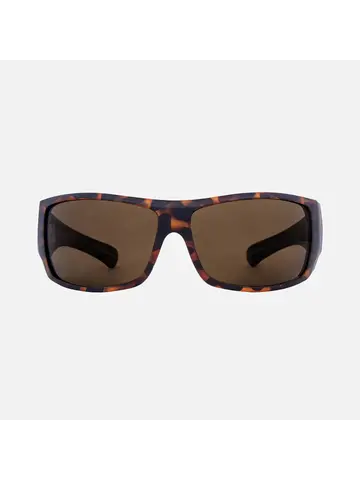 CARVE EYEWEAR Wolfpak Floating Matte Tort Frame Brown Injected Polarized Lens