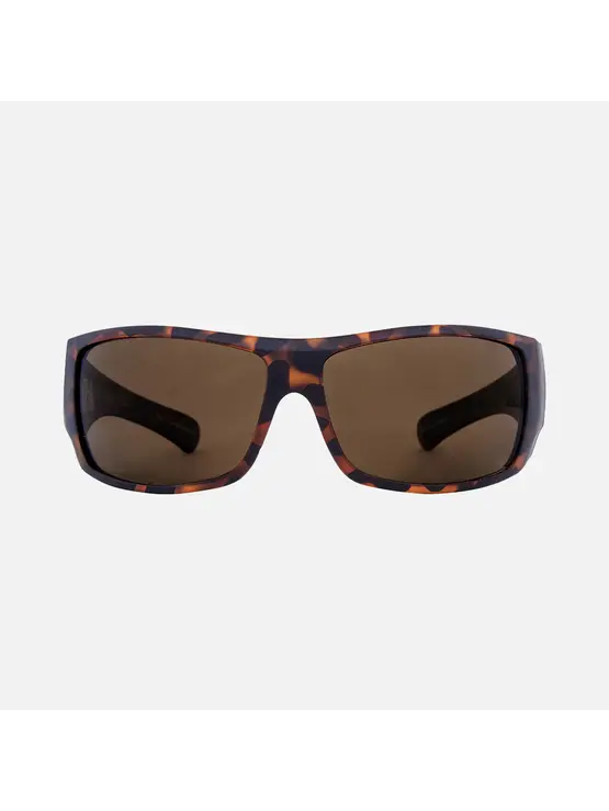 CARVE EYEWEAR Wolfpak Floating Matte Tort Frame Brown Injected Polarized Lens