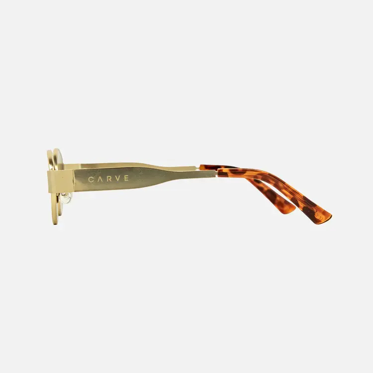 CARVE EYEWEAR POLLY GOLD FRAME GREY LENS