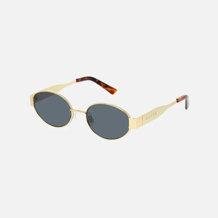 CARVE EYEWEAR POLLY GOLD FRAME GREY LENS