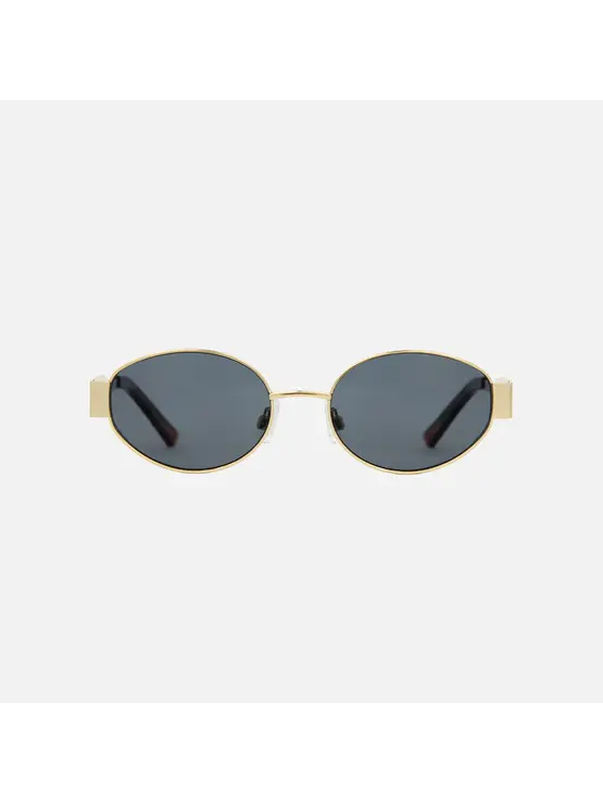 CARVE EYEWEAR Polly Gold Frame Gray Lens