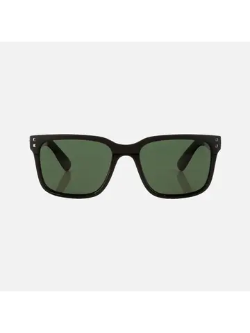 CARVE EYEWEAR Rivals Gloss Black Frame Green Polarized Lens
