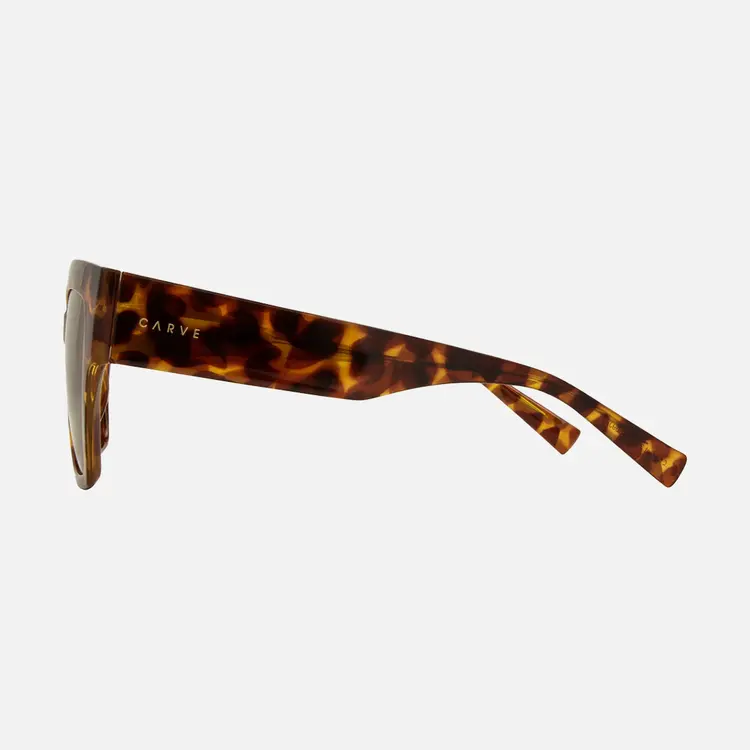 CARVE EYEWEAR VALERIE  HONEY TORT BROWN INJECTED POLARIZED LENS