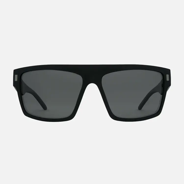 CARVE EYEWEAR WAVEY XL MATTE BLACK FRAME GRAY INJECTED POLARIZED LENS