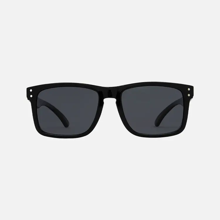 CARVE EYEWEAR GOBLIN GLOSS BLACK FRAME GRAY INJECTED POLARIZED LENS