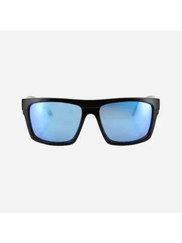 CARVE EYEWEAR Volley Gloss Black Frame Blue Iridium Injected Polarized Lens