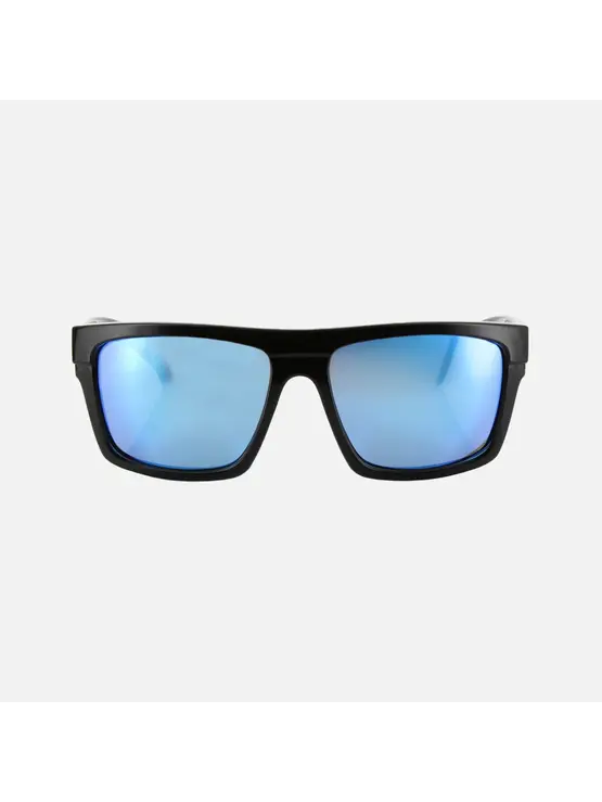 CARVE EYEWEAR Volley Gloss Black Frame Blue Iridium Injected Polarized Lens