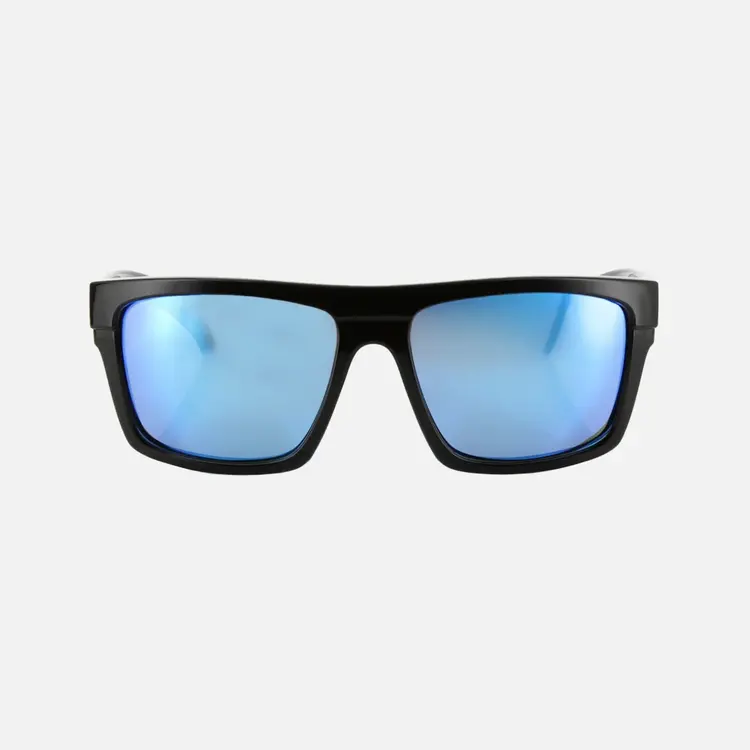 CARVE EYEWEAR VOLLEY GLOSS BLACK FRAME BLUE IRIDIUM INJECTED POLARIZED LENS