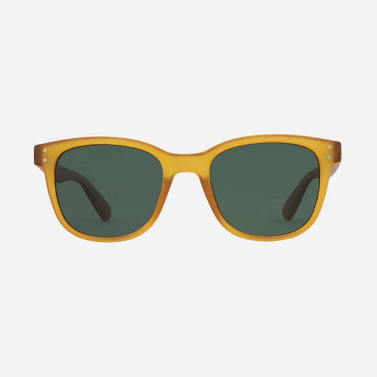CARVE EYEWEAR HOMELAND MATTE HONEY FRAME GREEN INJECTED POLARIZED LENS