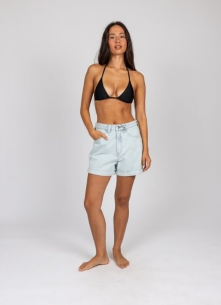 RUSTY USA CYPRUS HIGH RISE DENIM SHORT