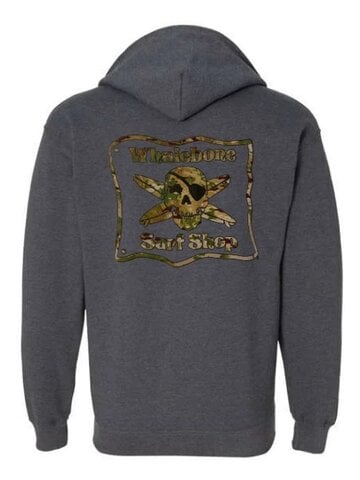 WHALEBONE LOGO Multicamo Heavyweight Zip Up