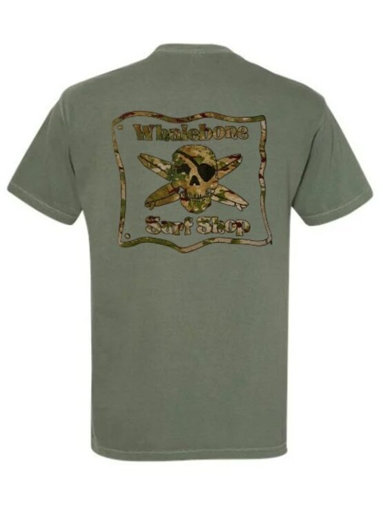 WHALEBONE LOGO Multicamo Short Sleeve Tee