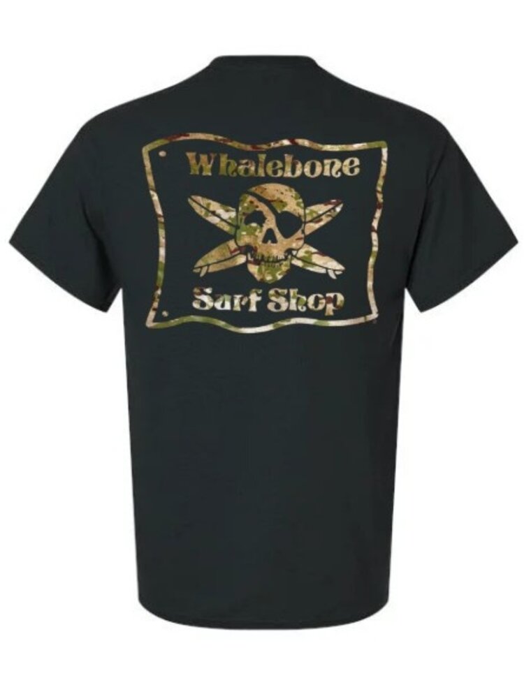 WHALEBONE LOGO MULTICAMO SHORT SLEEVE TEE