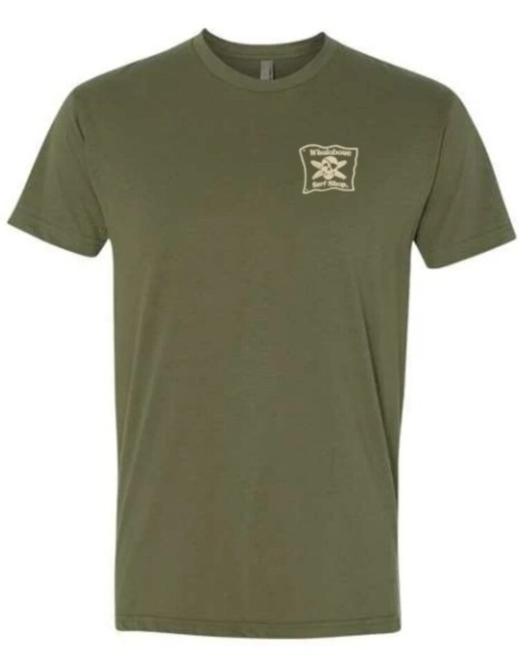 WHALEBONE LOGO MULTICAMO SUEDED SHORT SLEEVE TEE