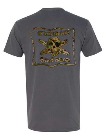 WHALEBONE LOGO Multicamo Sueded Short Sleeve Tee