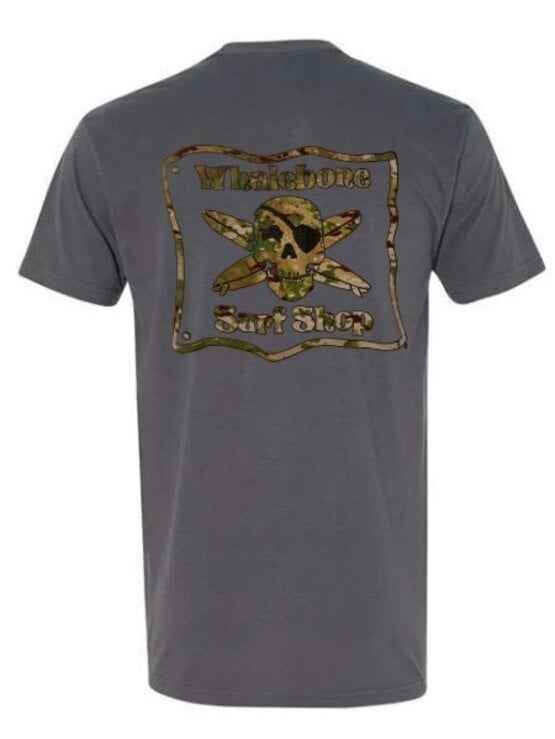 WHALEBONE LOGO Multicamo Sueded Short Sleeve Tee