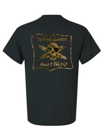 WHALEBONE LOGO Multicamo Heavy Cotton Short Sleeve Tee