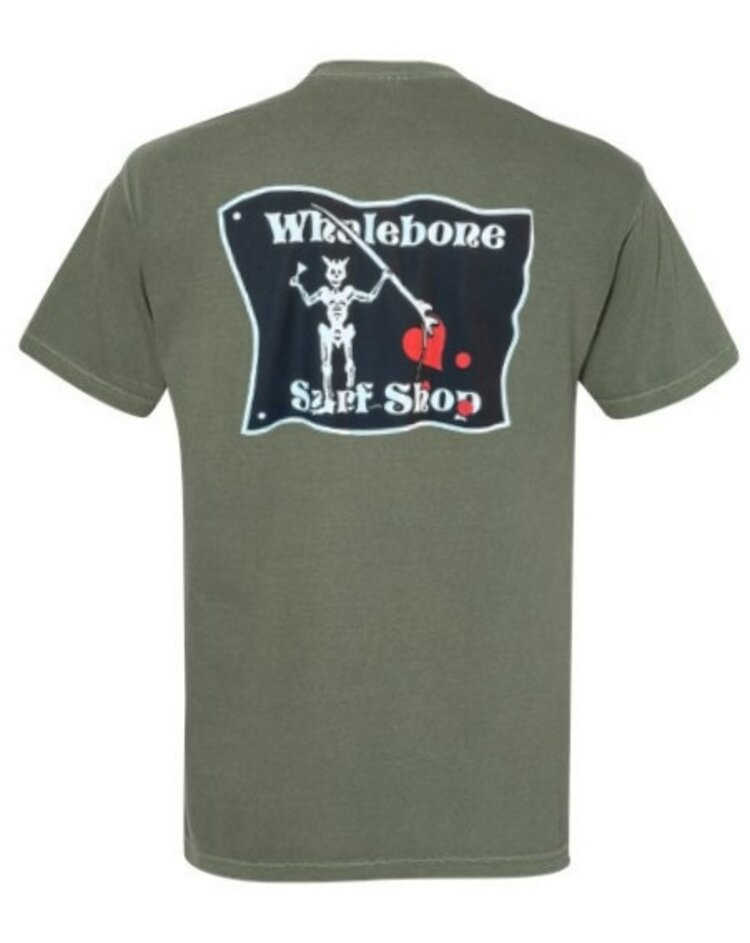 WHALEBONE LOGO BLACKBEARD GLOW  SHORT SLEEVE TEE