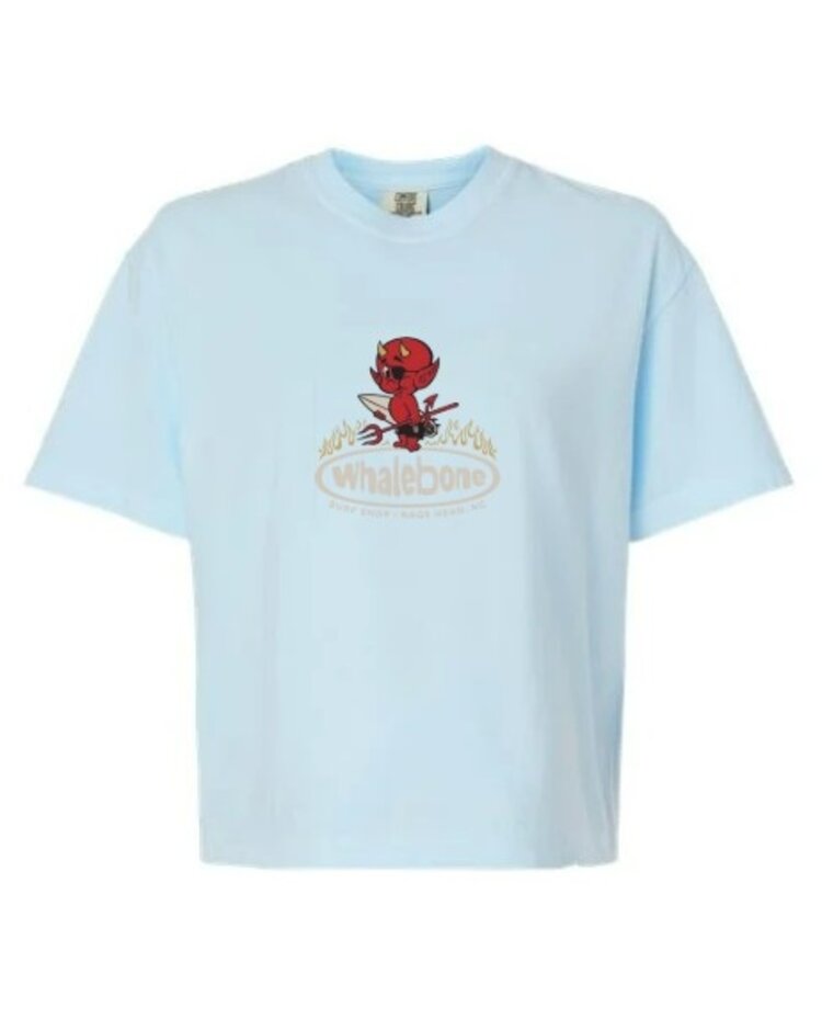 WHALEBONE LOGO WOMEN'S SHRED DEVIL BOXY TEE