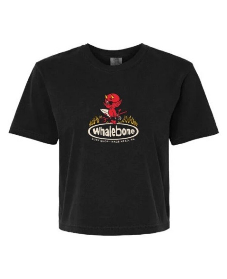 WHALEBONE LOGO WOMEN'S SHRED DEVIL BOXY TEE