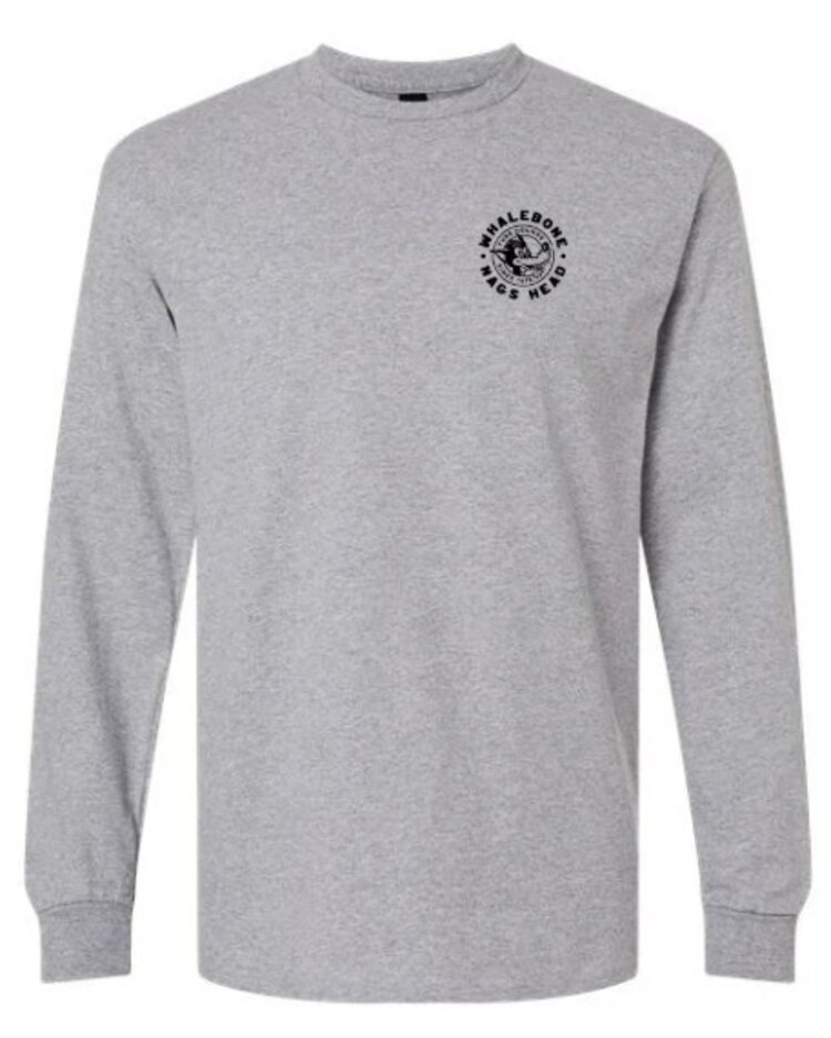WHALEBONE LOGO TUBE HOUND GILDAN 3X-5X ONG SLEEVE