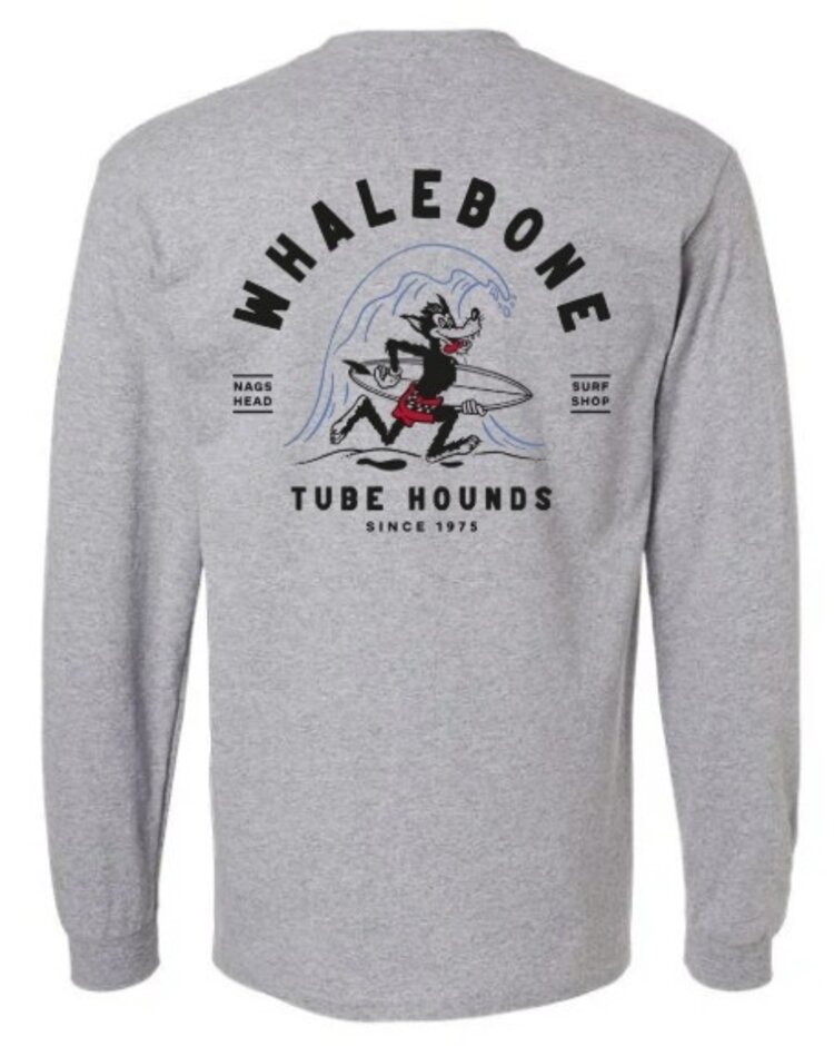 WHALEBONE LOGO TUBE HOUND GILDAN 3X-5X ONG SLEEVE
