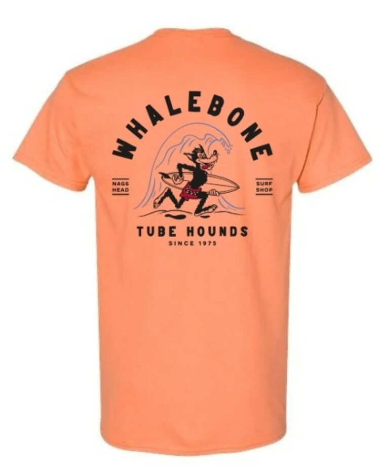 WHALEBONE LOGO TUBE HOUND GILDAN HEAVY 3X-5X SHORT SLEEVE TEE