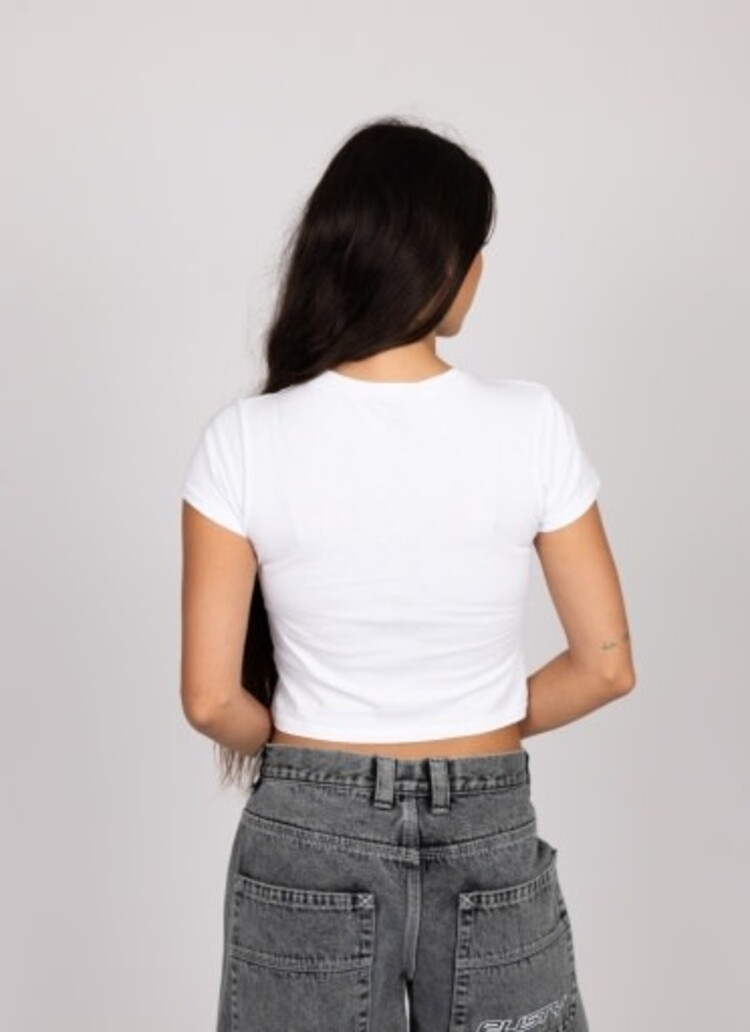 RUSTY GREETINGS BABY TEE