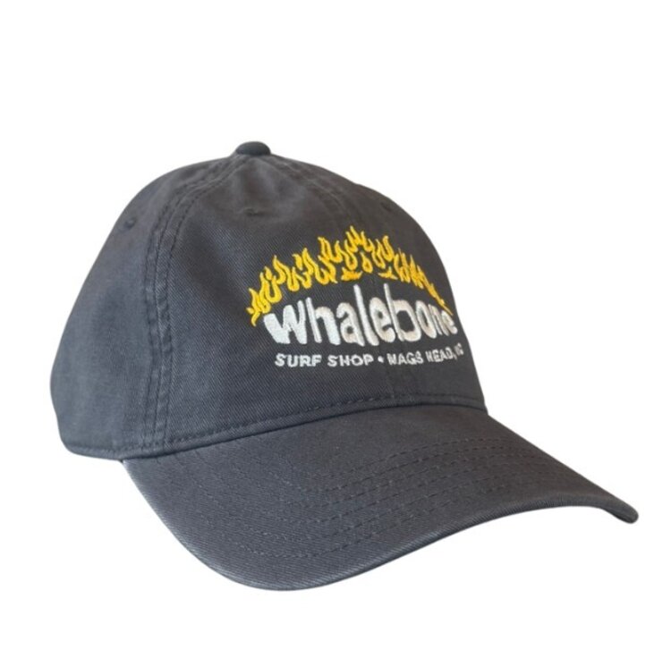 EMBROIDERED FLAME 326 COTTON TWILL DAD HAT