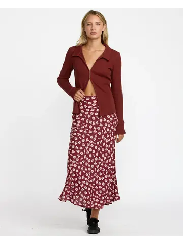 RVCA Annika Midi Skirt