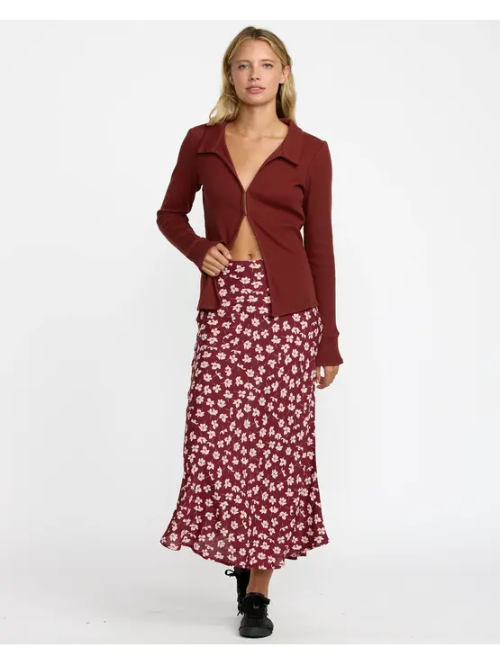 RVCA Annika Midi Skirt