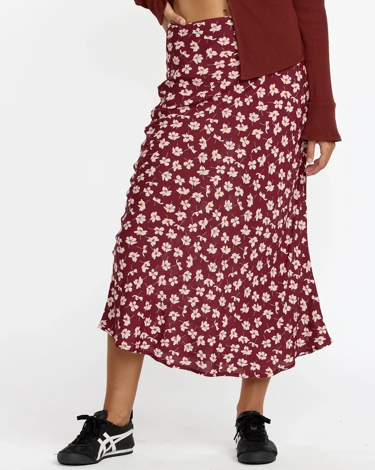 RVCA ANNIKA MIDI SKIRT