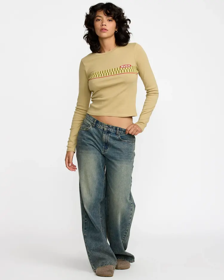 RVCA FORTUNE LONG SLEEVE TEE