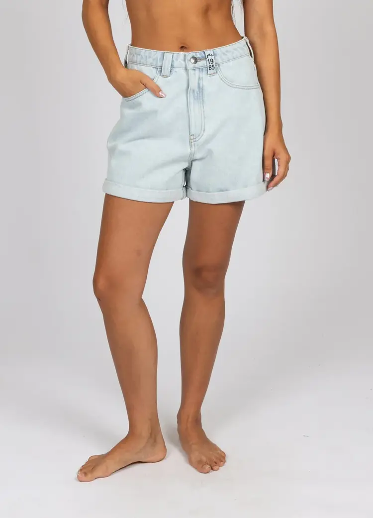 RUSTY USA CYPRUS HIGH RISE DENIM SHORT