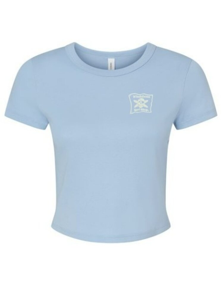 WHALEBONE LOGO WOMEN'S OG GLOE BELLA CANVAS MICRO RIB BABY TEE