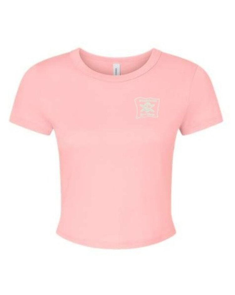 WHALEBONE LOGO WOMEN'S OG GLOE BELLA CANVAS MICRO RIB BABY TEE