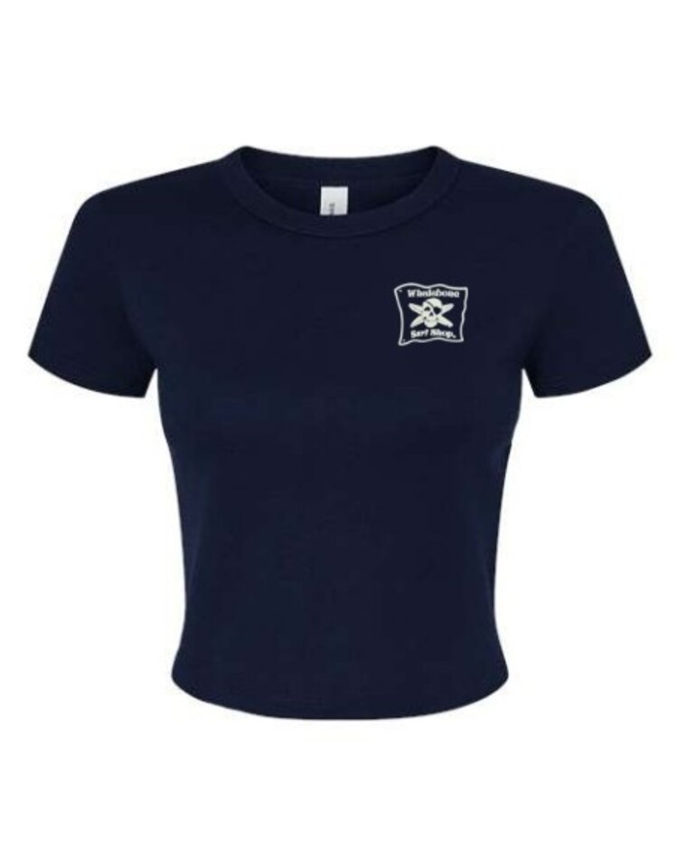 WHALEBONE LOGO WOMEN'S OG GLOE BELLA CANVAS MICRO RIB BABY TEE