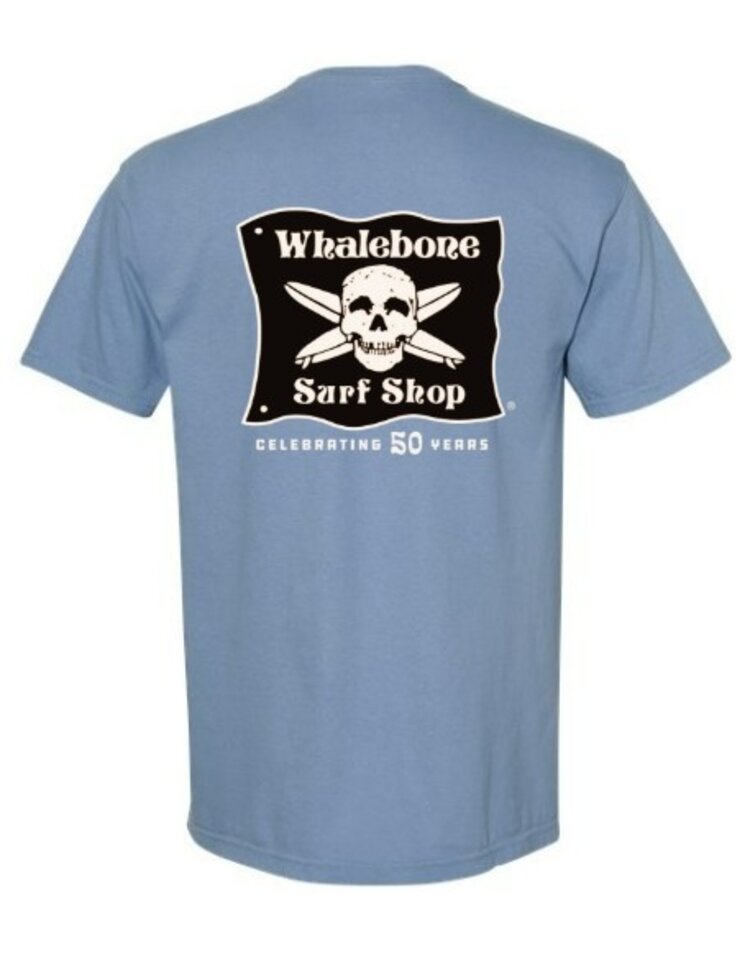 WHALEBONE LOGO CELEBRATING 50 YEARS SHORT SLEEVE TEE