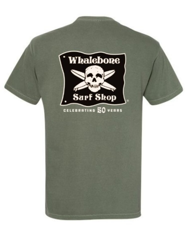 WHALEBONE LOGO CELEBRATING 50 YEARS SHORT SLEEVE TEE