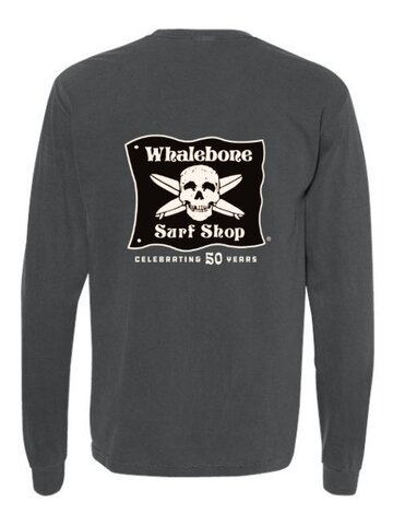 WHALEBONE LOGO Celebrating 50 Years Long Sleeve Tee