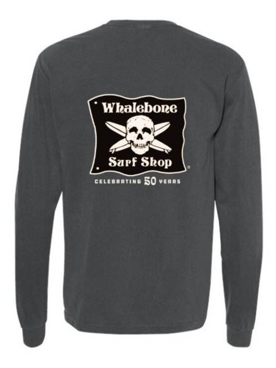 WHALEBONE LOGO Celebrating 50 Years Long Sleeve Tee